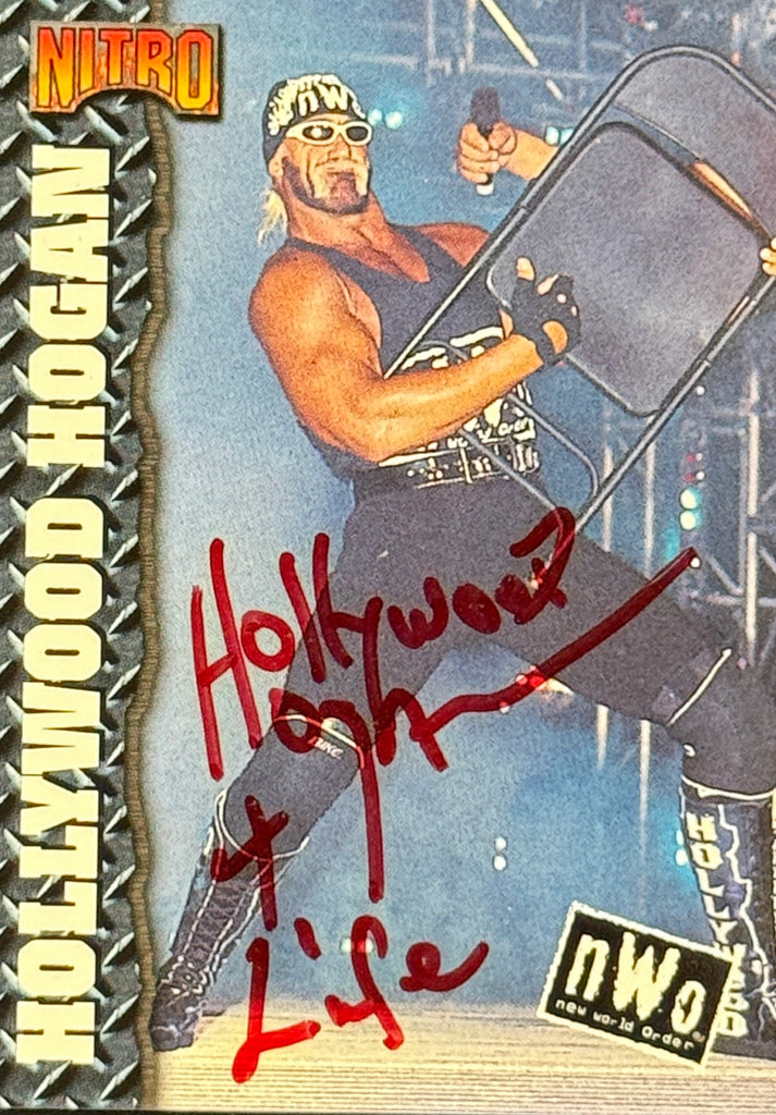 Signed Hollywood Nitro #33 Topps Trading Card