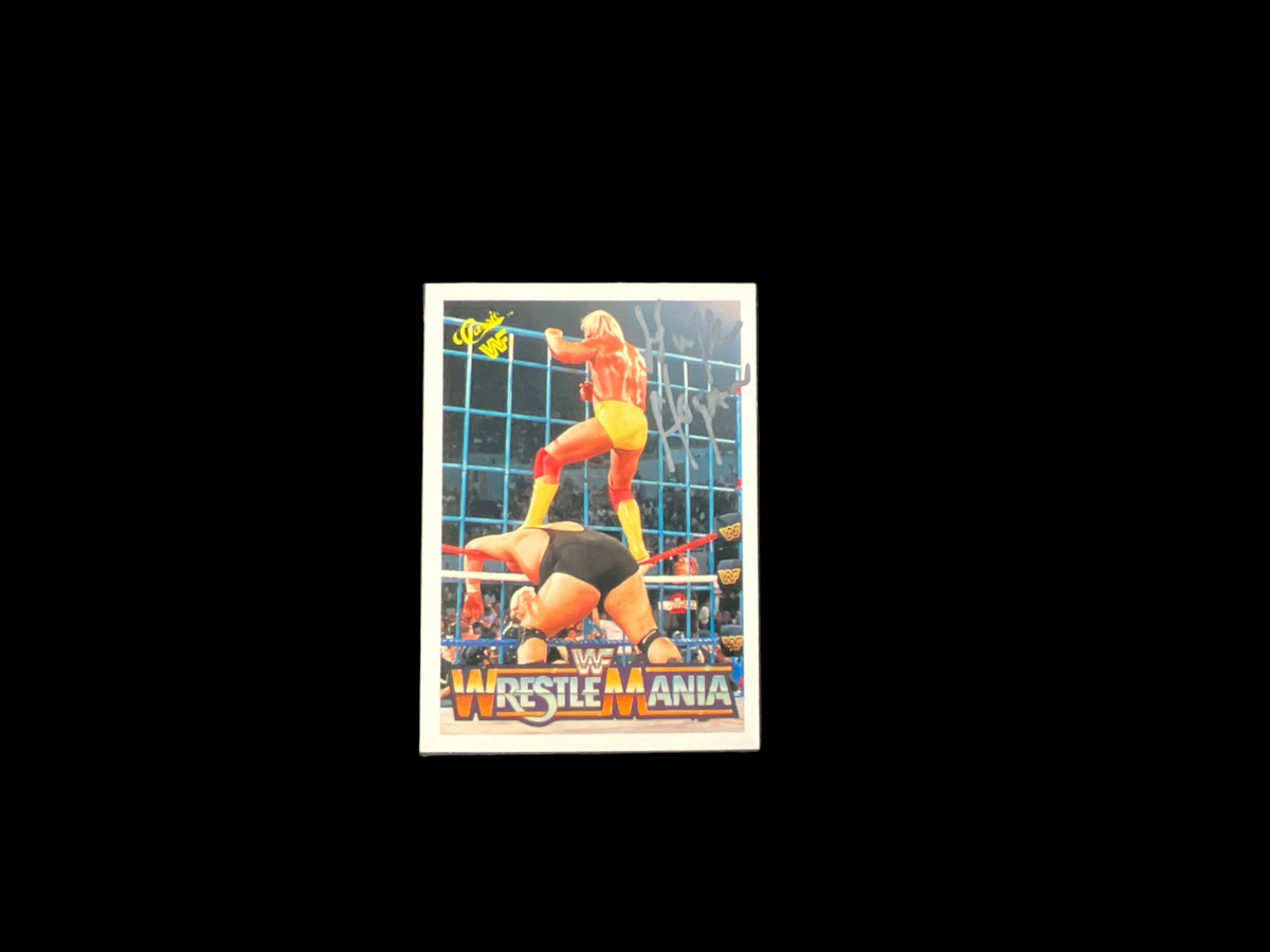 Wrestlemania ll Classic WWF Trading Card # 14 Signed
