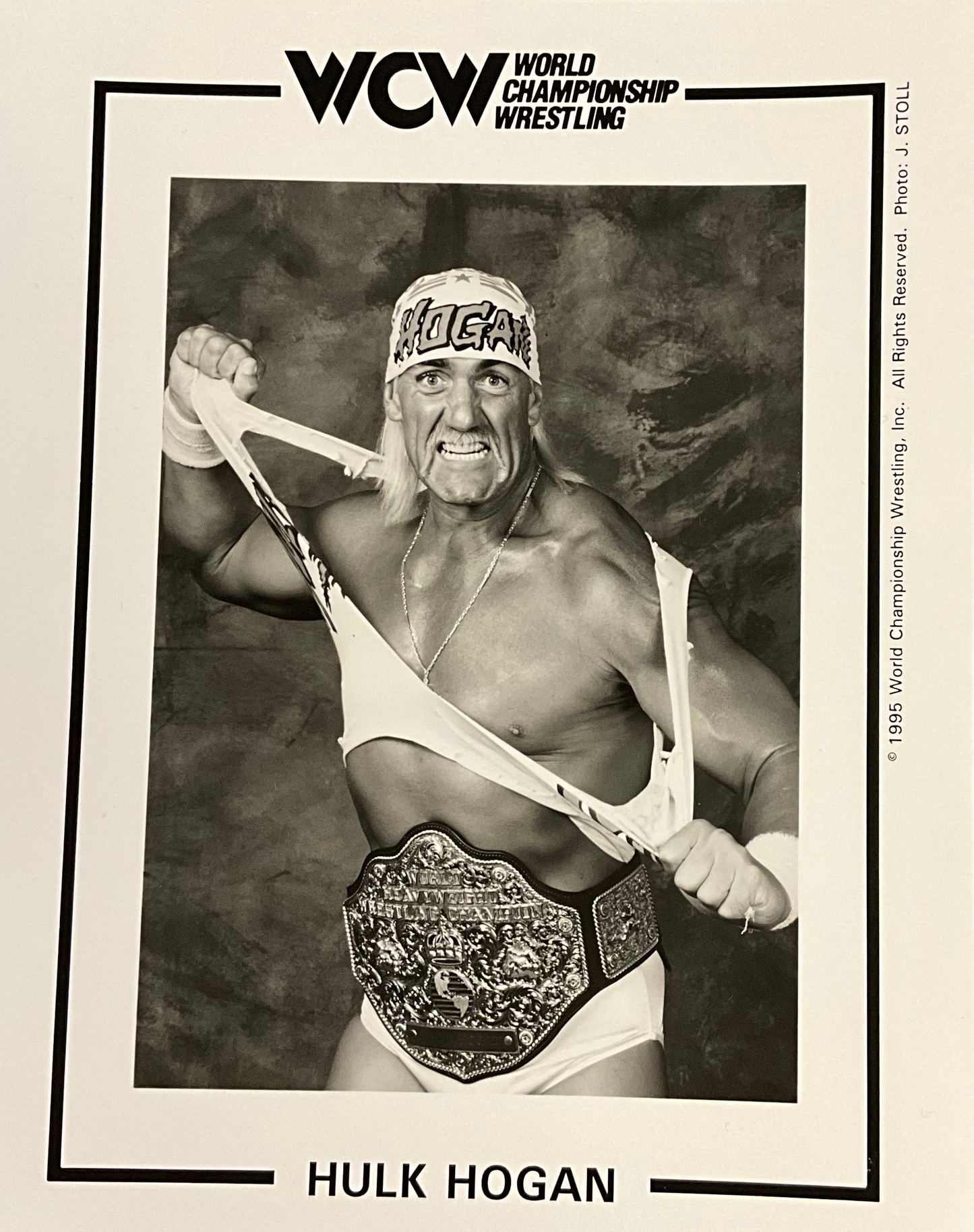 Original Promo - Hulk Hogan 8x10 Photo