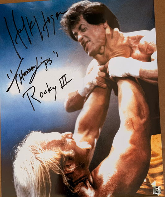 Hulk Hogan Rocky Choke Autographed 16x20 Poster