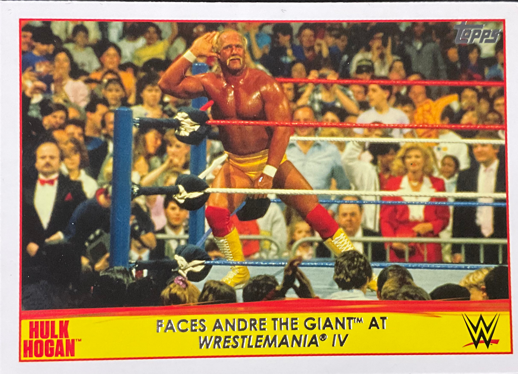 Topps Hulk Hogan Faces Andre 6 of 40 Trading Card