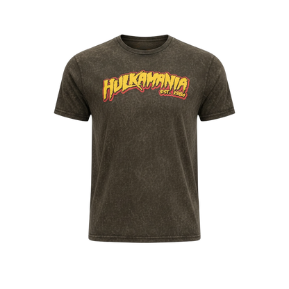 Hulkamania Mineral Wash Adult T-Shirt