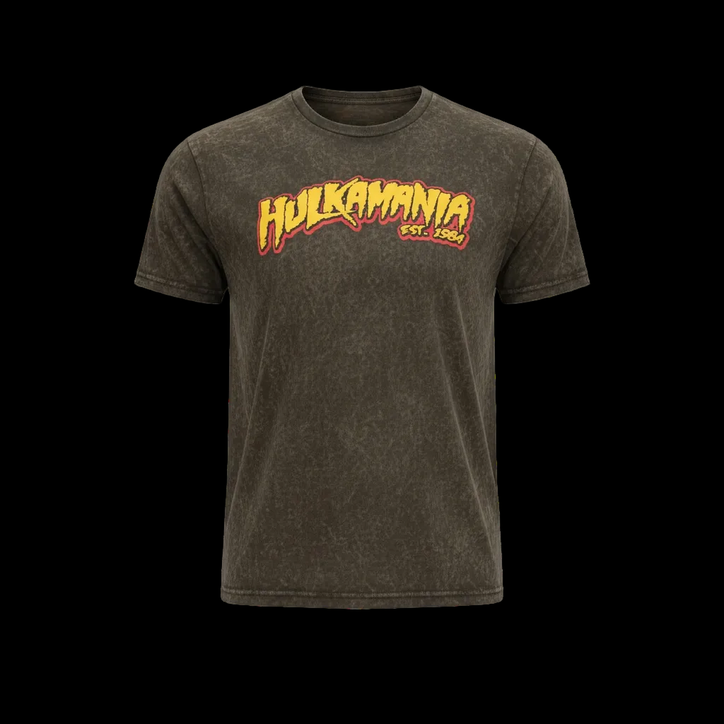 Hulkamania Mineral Wash Adult T-Shirt