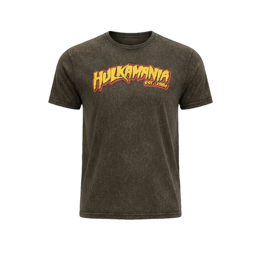 Hulkamania Mineral Wash Adult T-Shirt