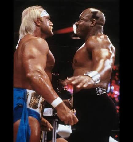 Hulk Hogan VS Zeus 18x24 Unsigned Poster