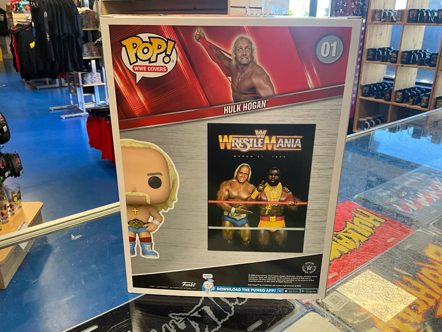 Wrestlemania Hulk Hogan #01 Funko Pop! Unsigned