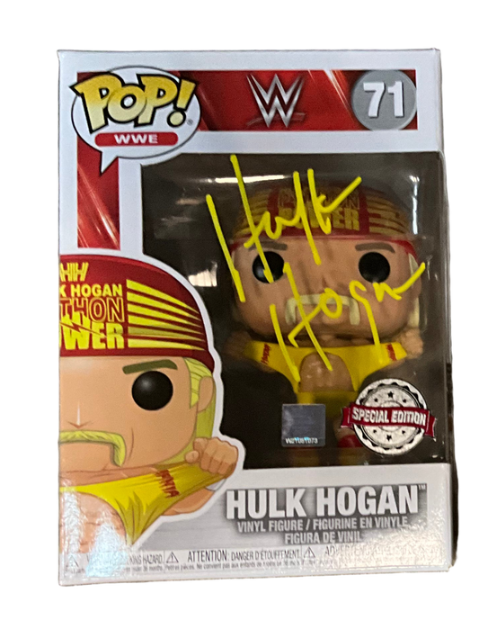 Signed Hulk Hogan Python Funko Pop! #71