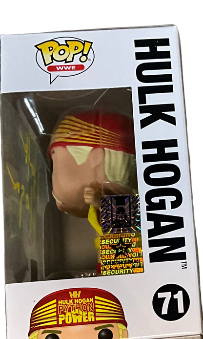 Hulk Hogan Python Pop #71 Signed