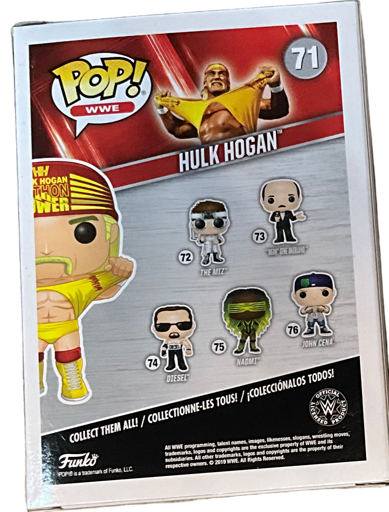Hulk Hogan Python Pop #71 Signed