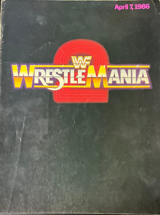 Wrestlemania 2 Program Magazine