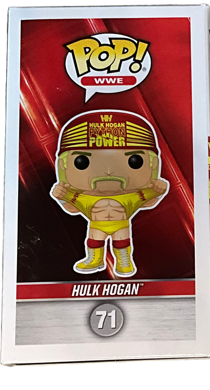 Hulk Hogan Python Pop #71 Signed