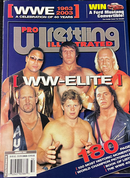 WWWE 2003 Pro Wrestling Illustrated WW-Elite Magazine