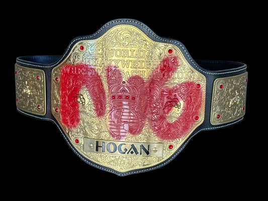 NWO Wolfpac Spray Paint Title Belt