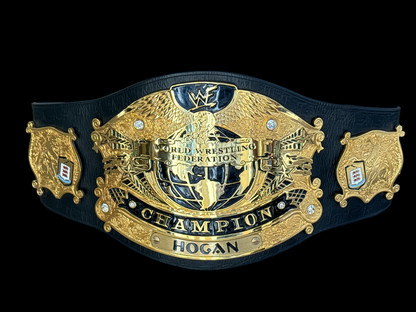 24kt Gold Plated Hulk Hogan Undisputed World Heavyweight Championship SIGNED Replica Title Belt