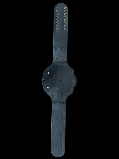 Hulk Hogan Autographed 24kt full leather Big Gold Title belt