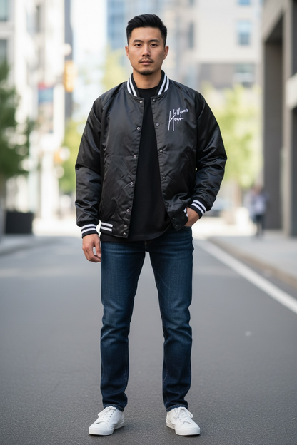 Hollywood Face Satin Jacket