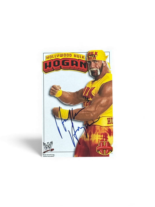 Hulk Hogan Original Signed Post Card
