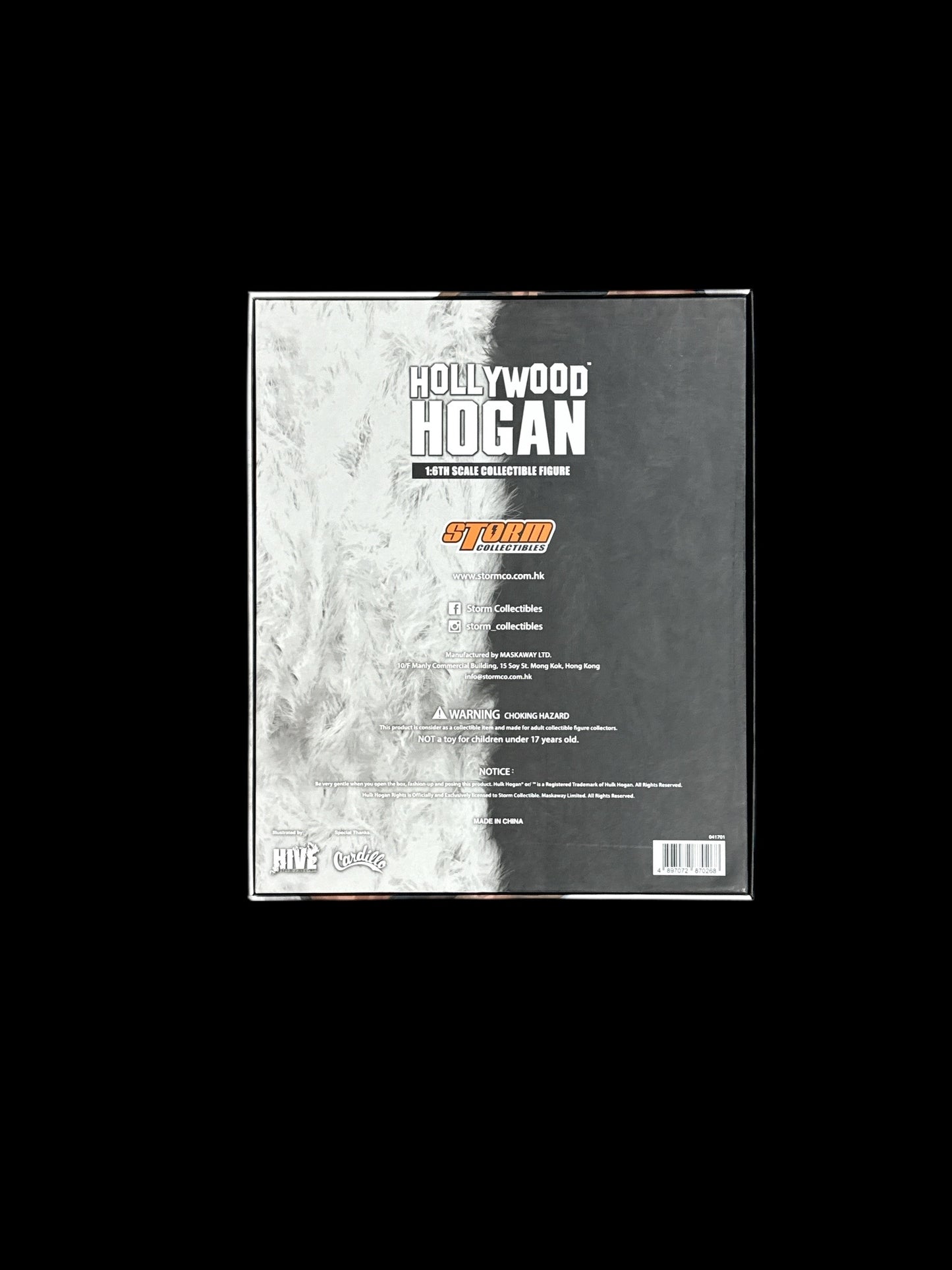 2017 Storm Collectibles 1:6 Scale Hollywood Hogan signed twice