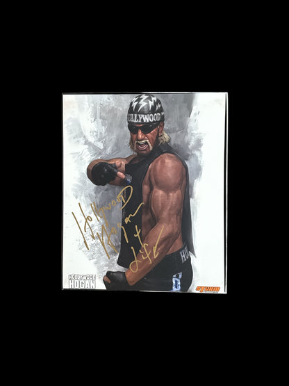 2017 Storm Collectibles 1:6 Scale Hollywood Hogan signed twice