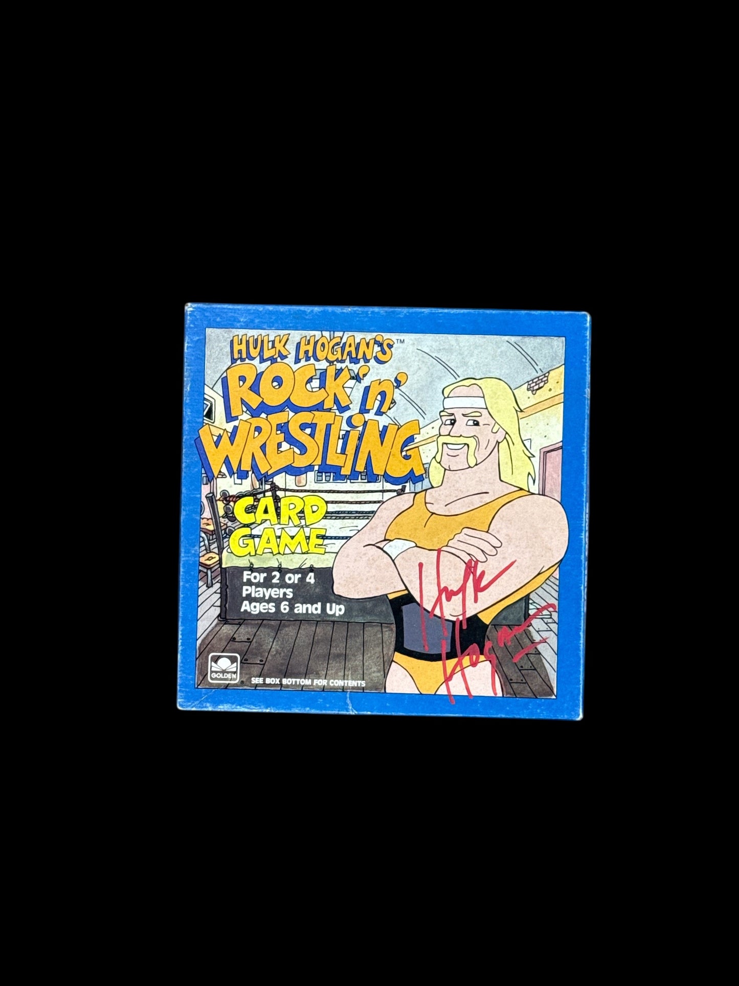 Rock n Wrestling Card Game Signed
