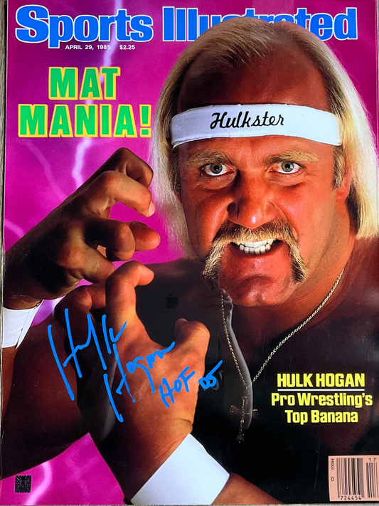Hulk Hogan Signed Sports Illustrated Poster 18x24