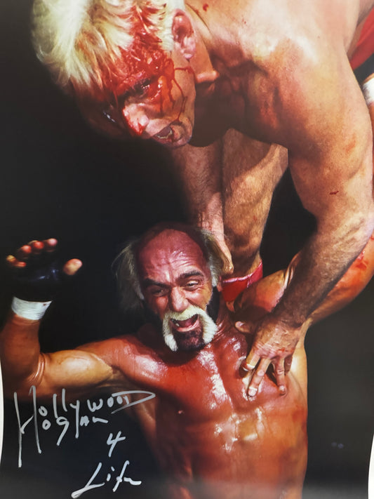 Hollywood Hogan 20x28 inches Signed Poster