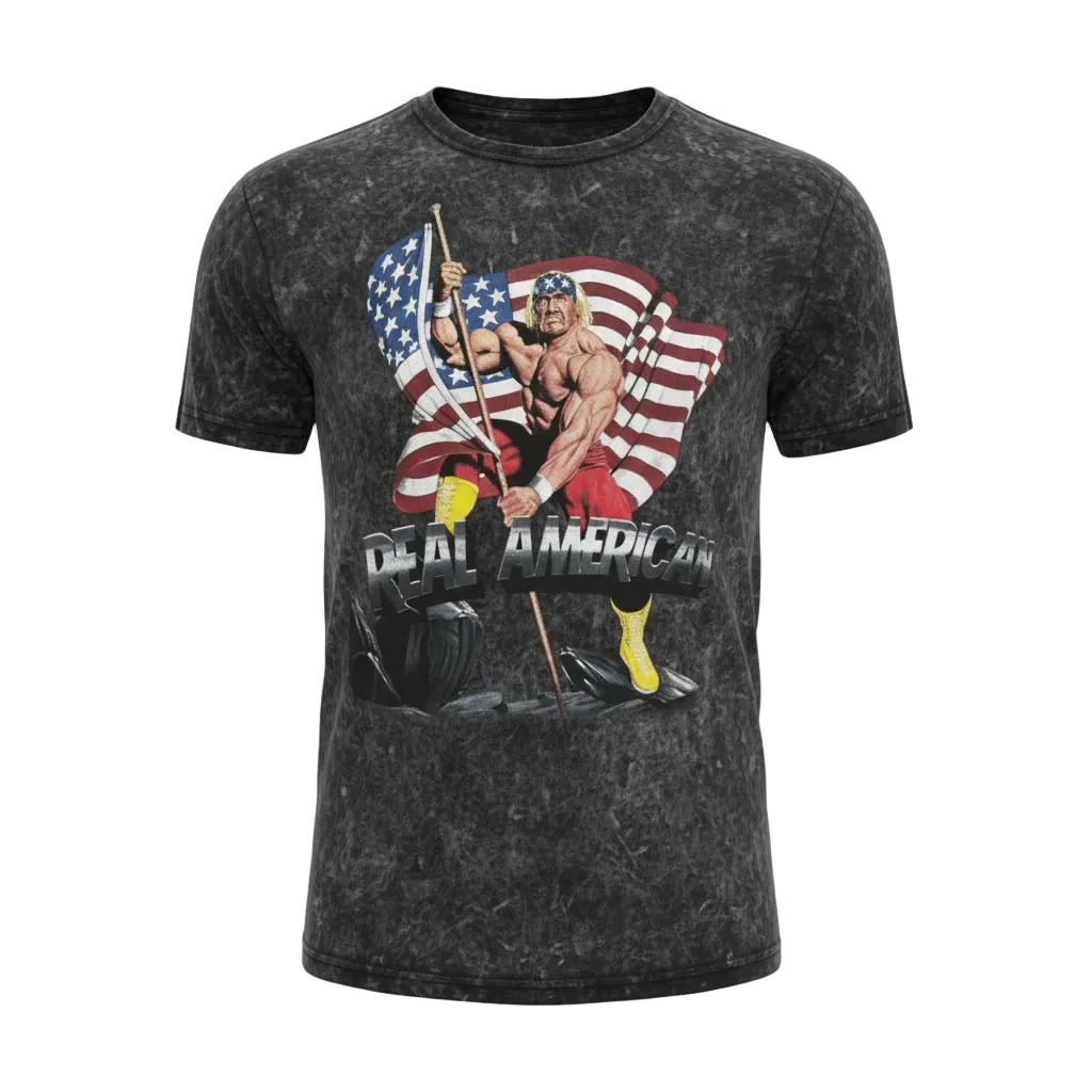 Mineral Wash Real American Victory Adult T-Shirt