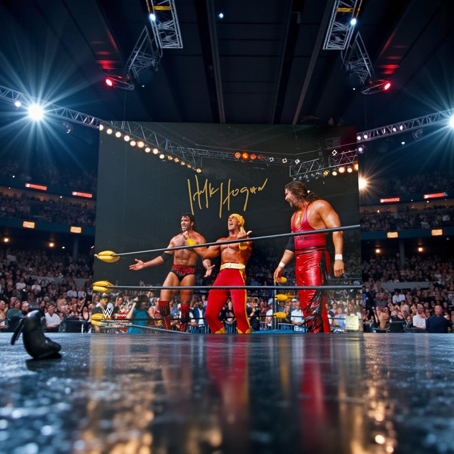 WWE Fanatics Original Third Man Hulk Hogan Autographed 16x20 Poster