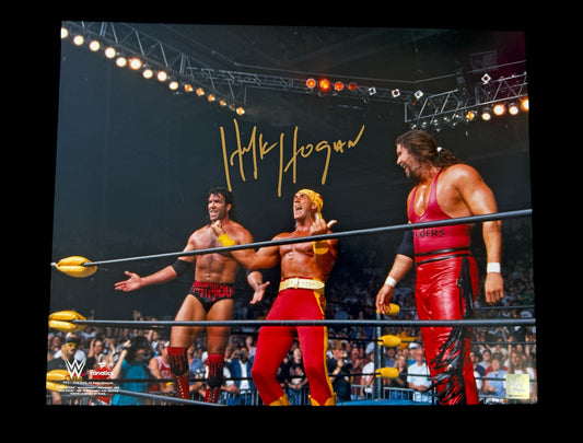 WWE Fanatics Original Third Man Hulk Hogan Autographed 16x20 Poster