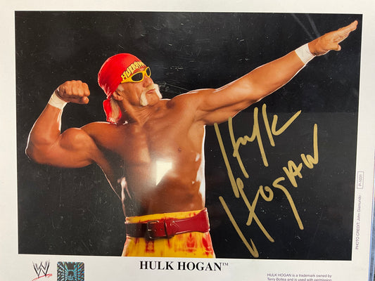Consignment SR - Original Promo WWE Bow N Arrow Signed 8x10 Photo