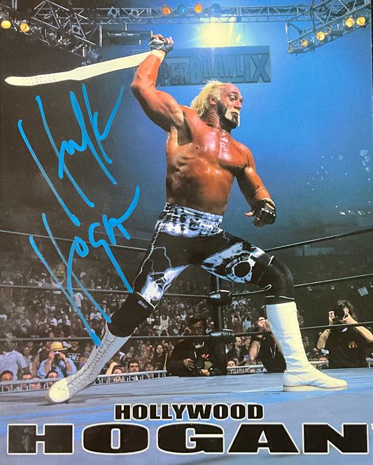 Original Hollywood Hogan Signed 8x10 Photo