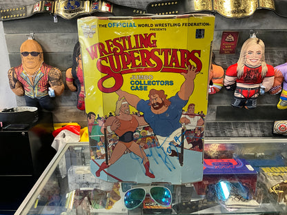 Wrestling SuperStars Jumbo Collector Case Hulk Hogan Signed