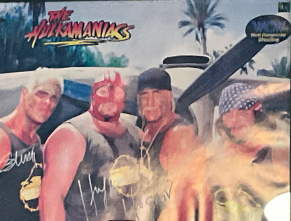 The Hulkamaniacs Signed by Hulk & Sting 16x20 Poster