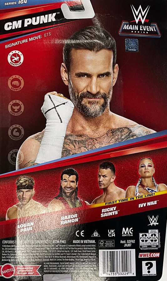 CM Punk Series 164 Action Figure