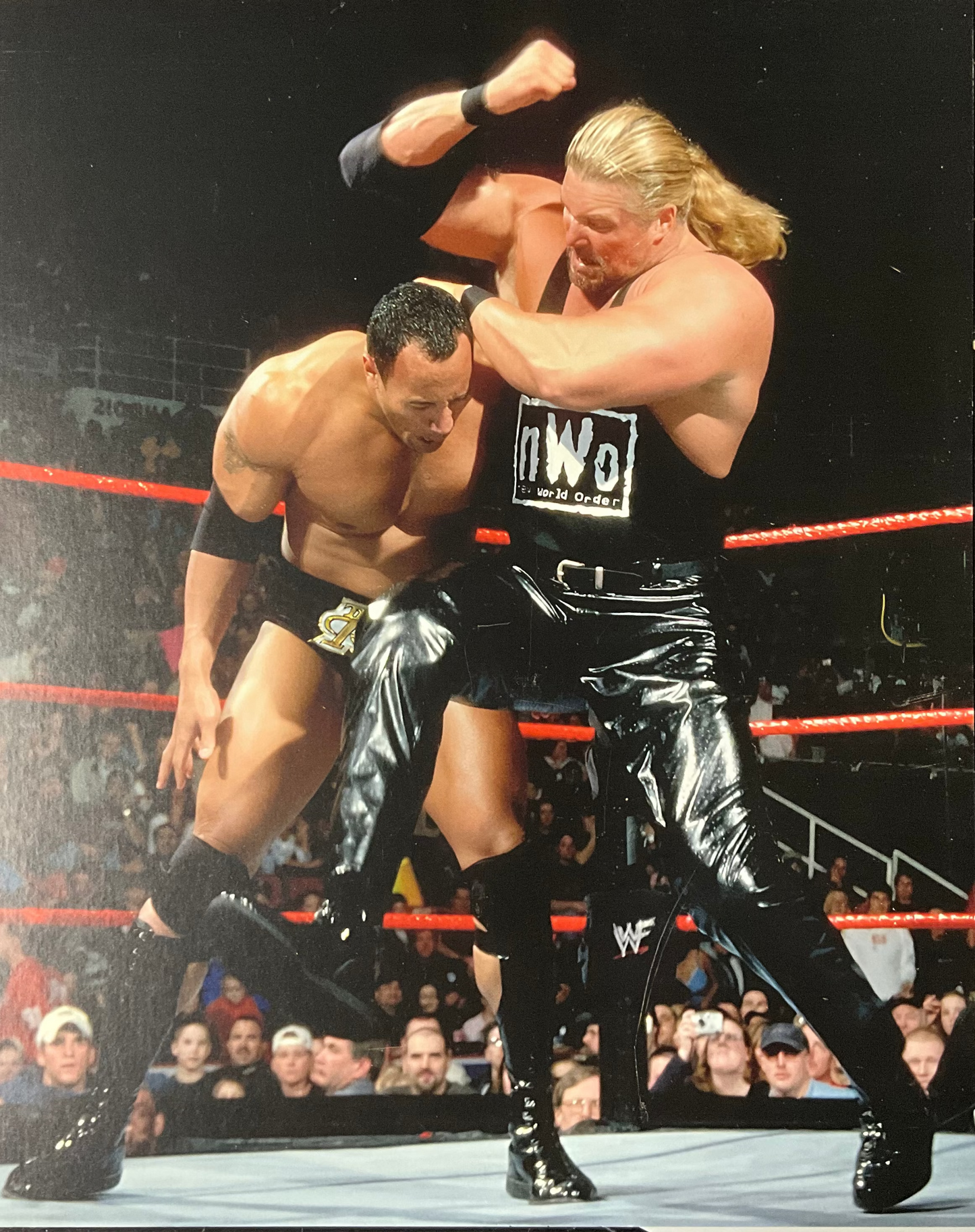 Kevin Nash and The Rock Unsigned 8x10 Photo