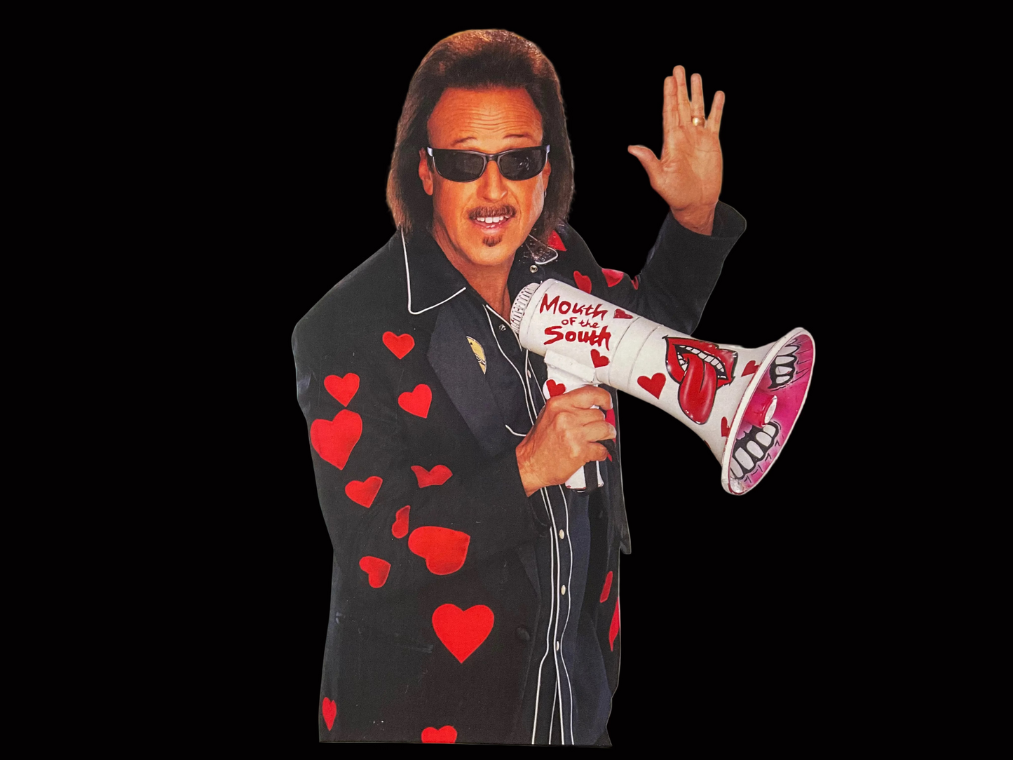 WWE Mouth of the South Jimmy Hart Unsigned 8x10 Photo