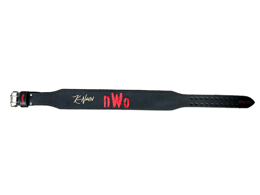 Black Wolfpack Cardillo Weightbelt Signed by Kevin Nash