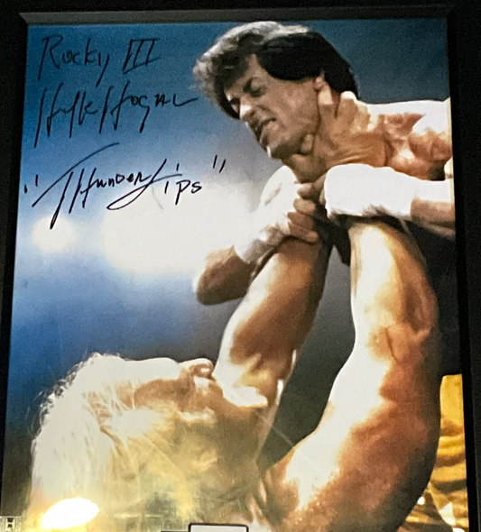 Rocky III 16x20 Signed By Hulk Hogan