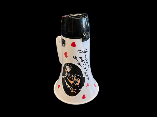 Jimmy Hart Autographed Replica Megaphone