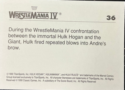WWF Classic Trading Card # 36