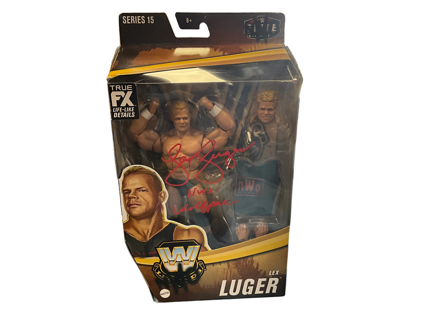 W Legends Signed Lex Luger Series 15 Figure
