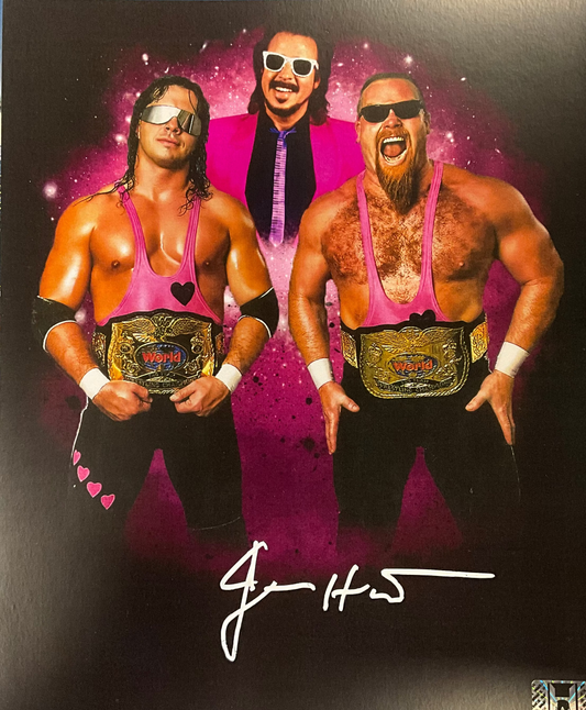 Jimmy Hart the Tag Team Signed 8x10 Photo