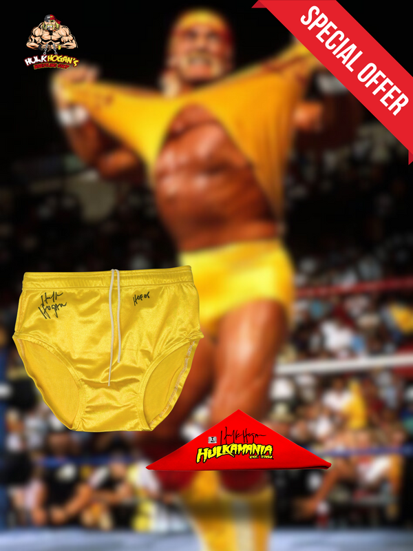 Autographed Trunks and Bandana Combo