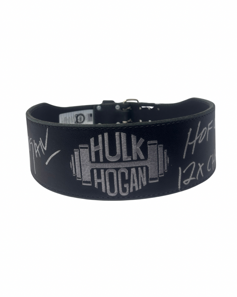 Black Hulk Hogan Dumbell Cardillo Weight Belt