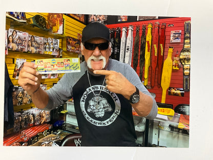 1983 Hulk Hogan Ichiban Japan Event Ticket Signed Photo included