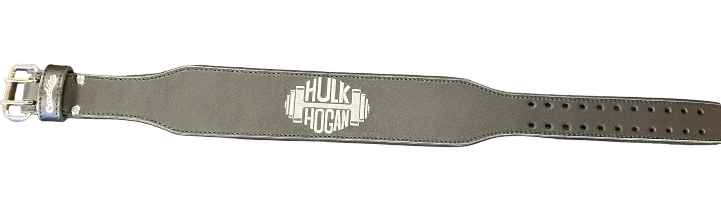 Black Hulk Hogan Dumbell Cardillo Weight Belt
