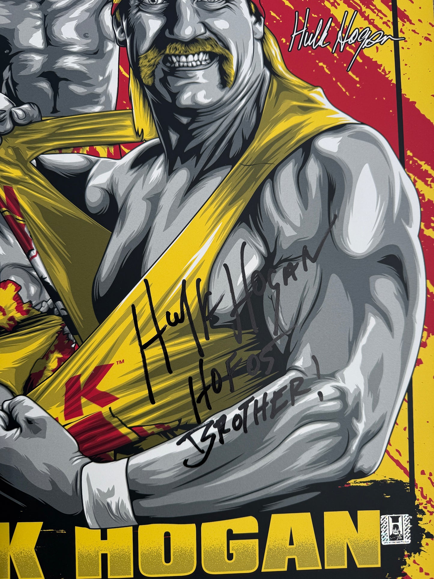 Hulkamania Phnom 16x20 Poster Signed