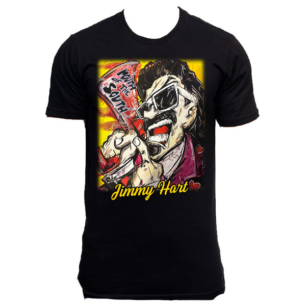 Jimmy Hart Caricature Painting Adult T-Shirt