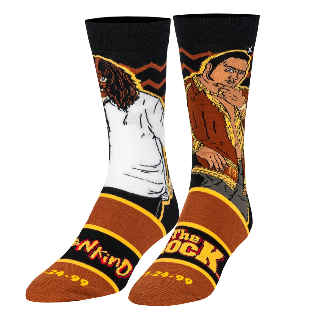 Mankind Vs. The Rock Socks