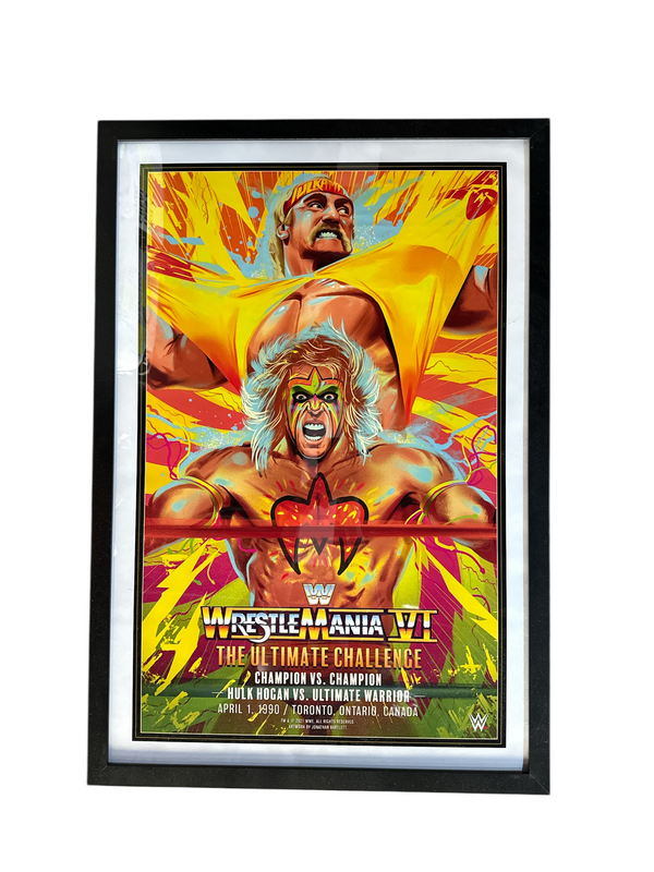 Wrestlemania 6 The Ultimate challenge original poster